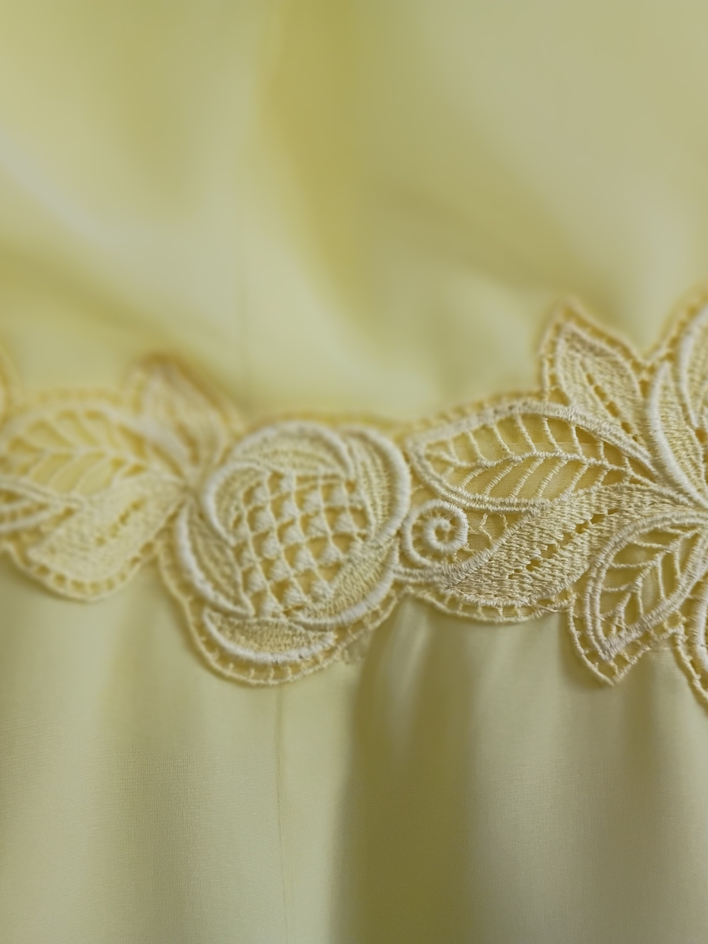 Vintage 70's Yellow Women's Dress